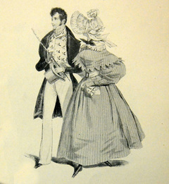 Французская мода 1830 года